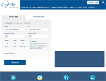 Tablet Screenshot of capeair.com